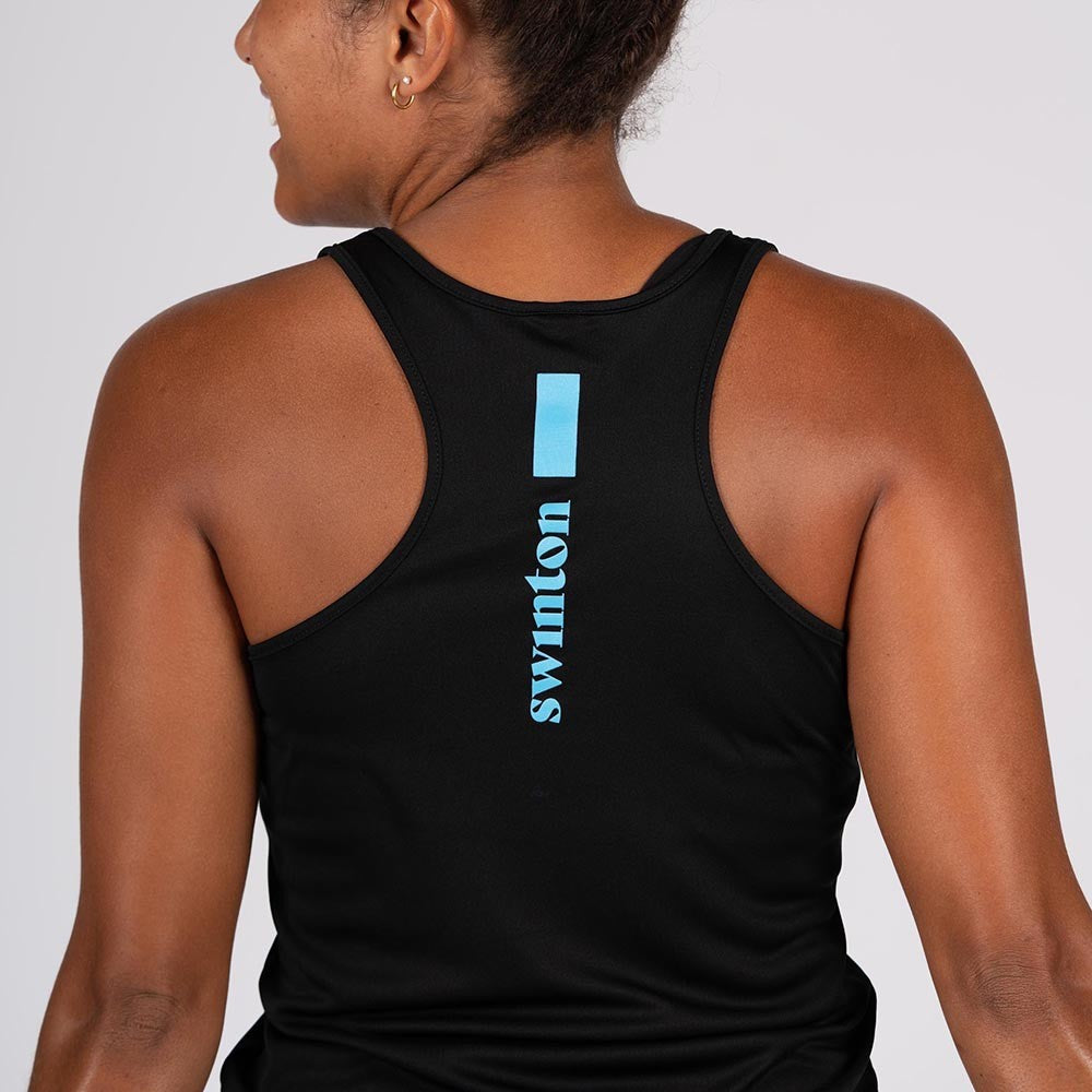 Swinton Pickleball - Women's Pickleball Performance Tank Black