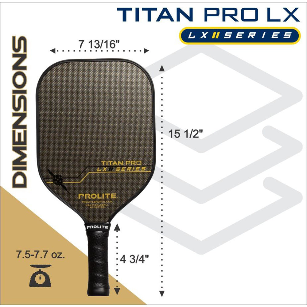 Prolite Pickleball Paddle - Titan Pro LX