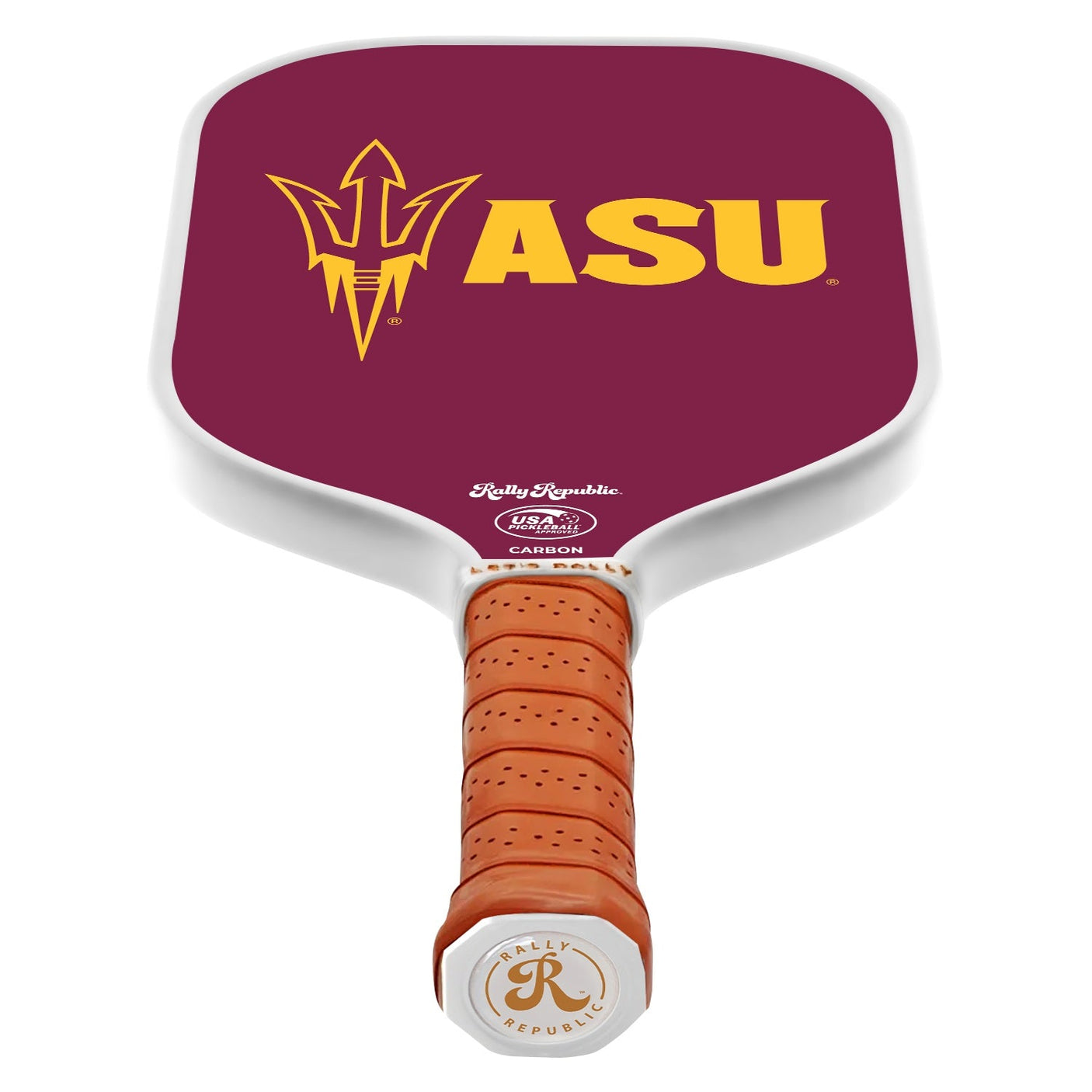 Rally Republic PIckleball Paddle - Arizona State Sun Devils ASU Maroon Pitchfork