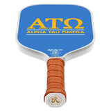 Rally Republic PIckleball Paddle - Alpha Tau Omega Letters Azure