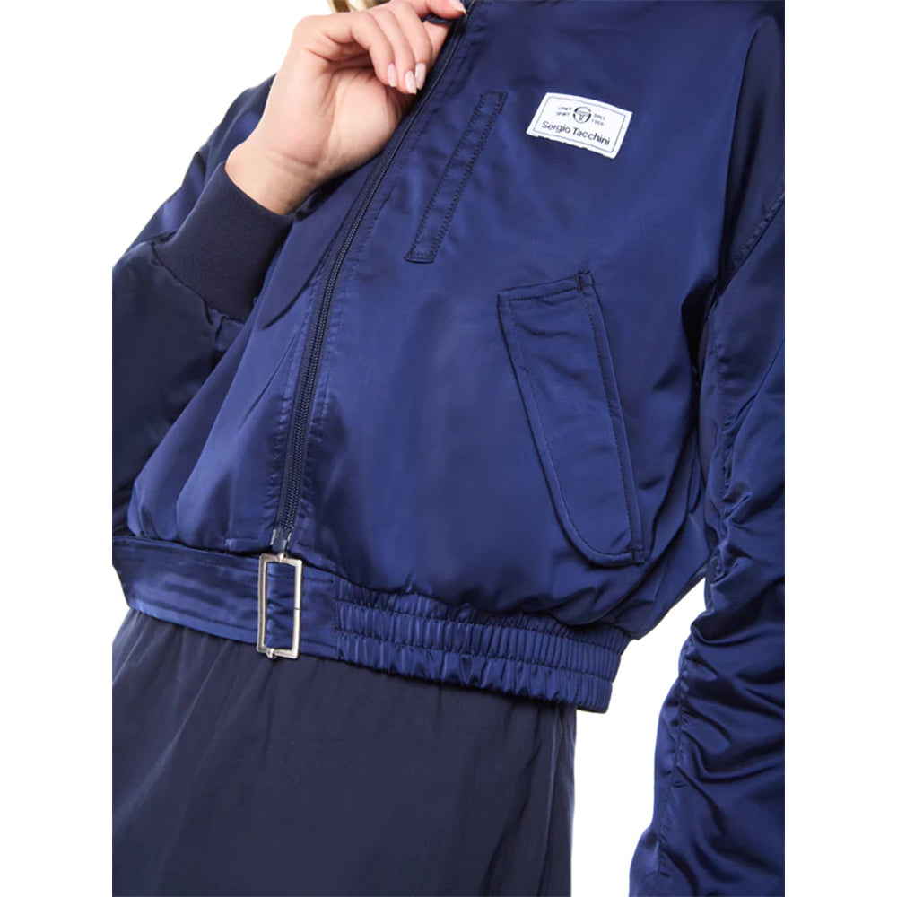 Sergio Tacchini Women's Piano Bomber Jacket | Maritime Blue
