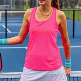 Swinton Pickleball - Women's Pickleball Performance Tank Hot Pink