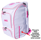 Oktō Pro Elite Paddle Sports Backpack | White & Pink