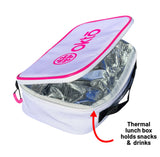 Oktō Pro Elite Paddle Sports Backpack | White & Pink