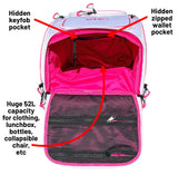 Oktō Pro Elite Paddle Sports Backpack | White & Pink