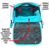 Mochila Oktō Pro Elite para deportes de remo | Blanco y cerceta