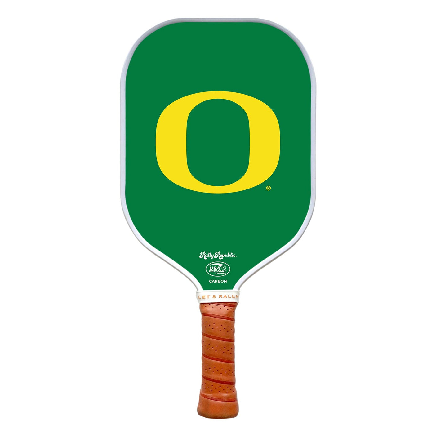 Rally Republic PIckleball Paddle - Oregon Ducks Oregon Green Primary Mark